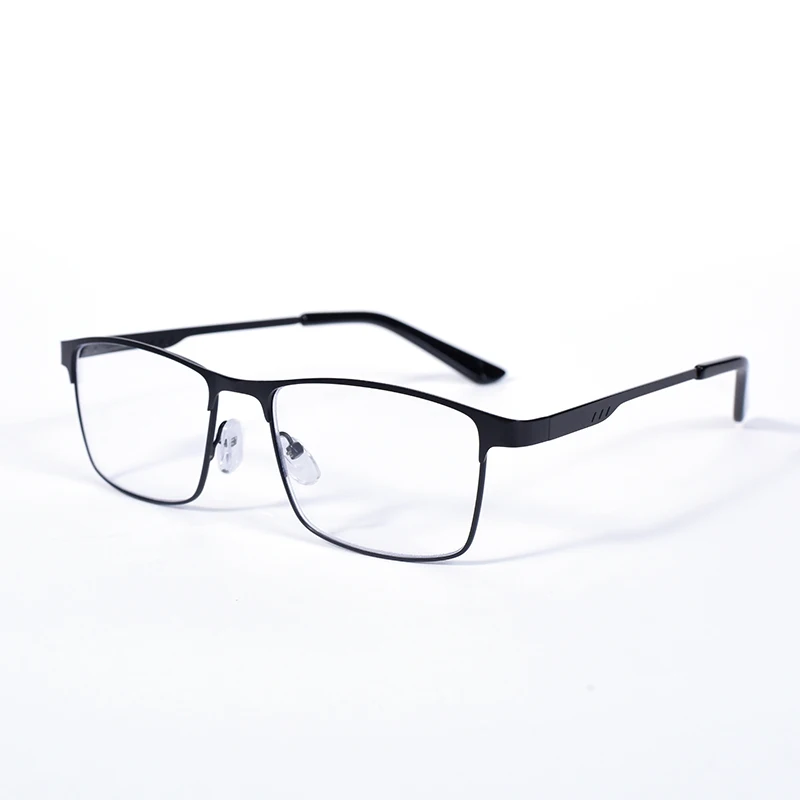 2025 NEUE Männer Blau licht blockieren Lesebrille für Männer Metall Vollformat Leser Lupe Presbyopie Objektiv Brillen + 75 + 100 + 125 – Detail 6