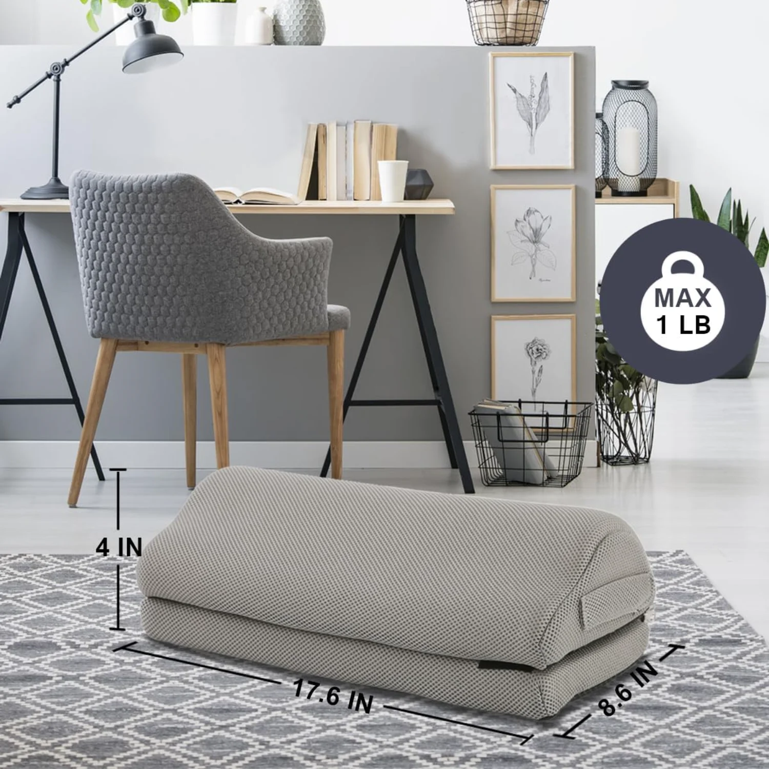 Рисунок 6 - Подставка для ног под столом в работе