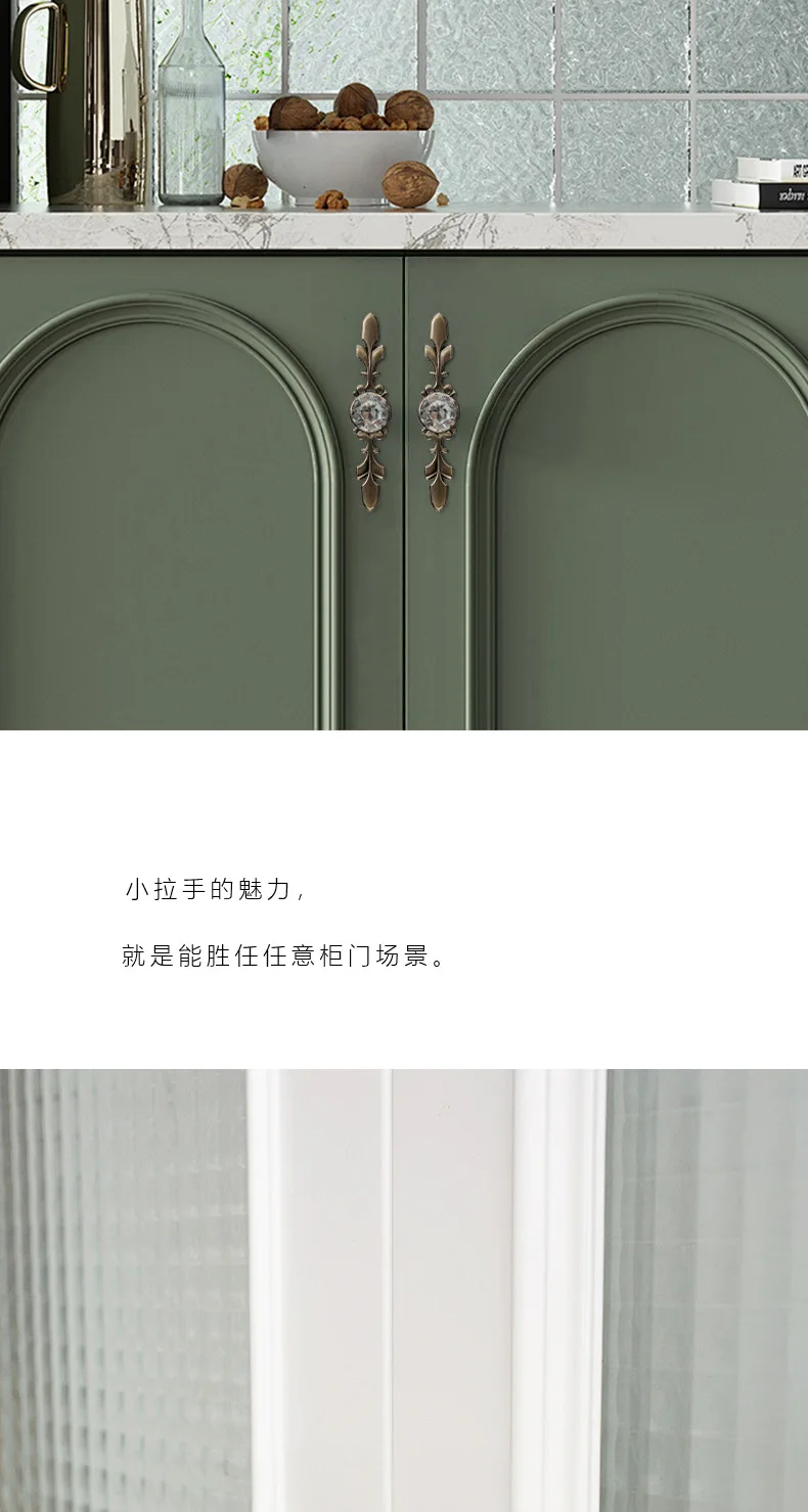 YUTOKO Luxus-Diamant-Kristallgriffe Schuhkarton-Schrankgriffe Schranktür-Schubladenknöpfe Kleiderschrank-Ziehgriffe Möbelgriff – Detail 6