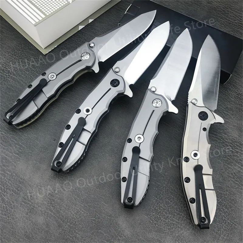 0562 Ball Bearing Pocket Knife D2 Blade Carbon Fiber/G10 Handle Reversible Pocketclip Outdoor Tactical Combat Folding Knives