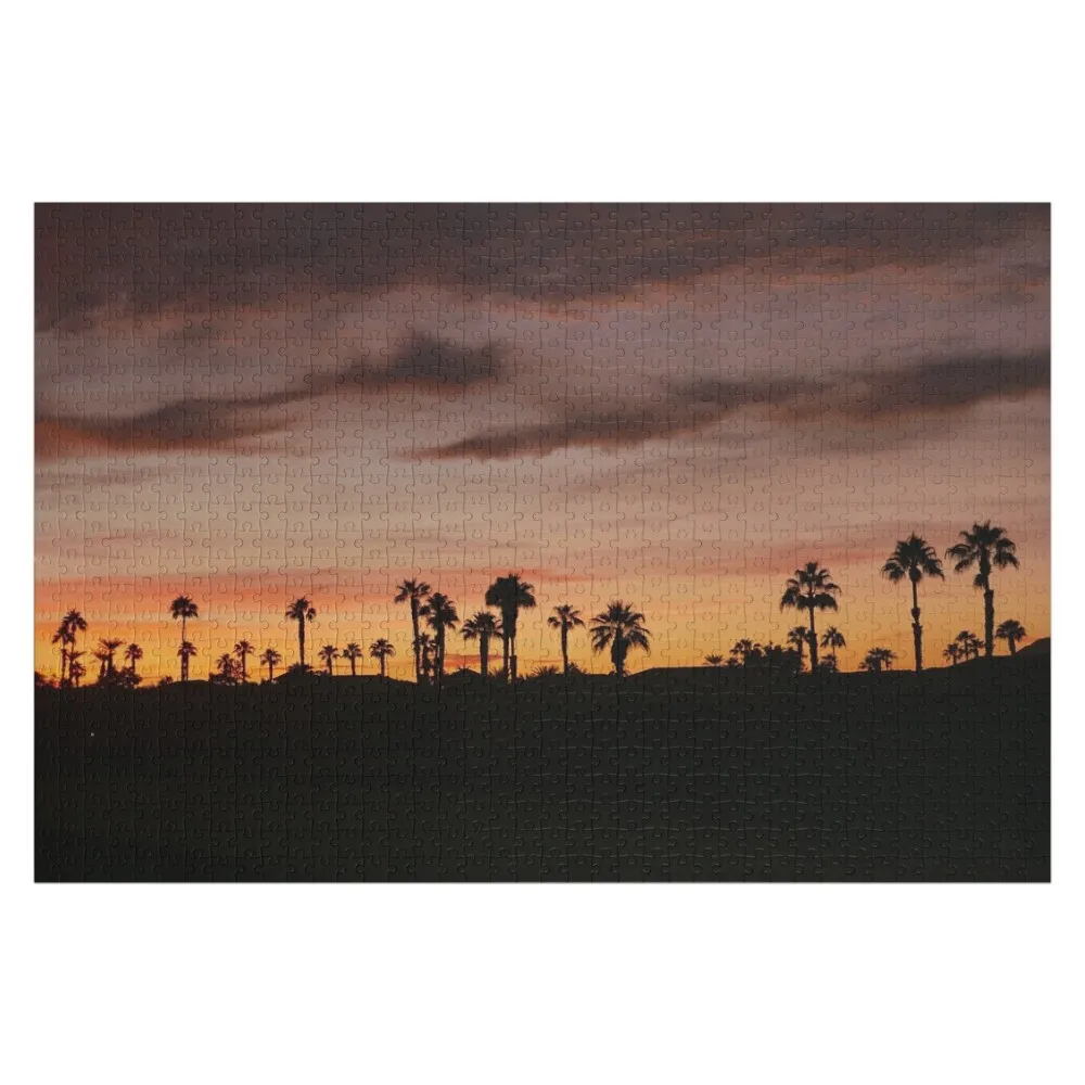 

Sunset Desert Jigsaw Puzzle Personalized Kids Gifts Wood Animals Puzzle