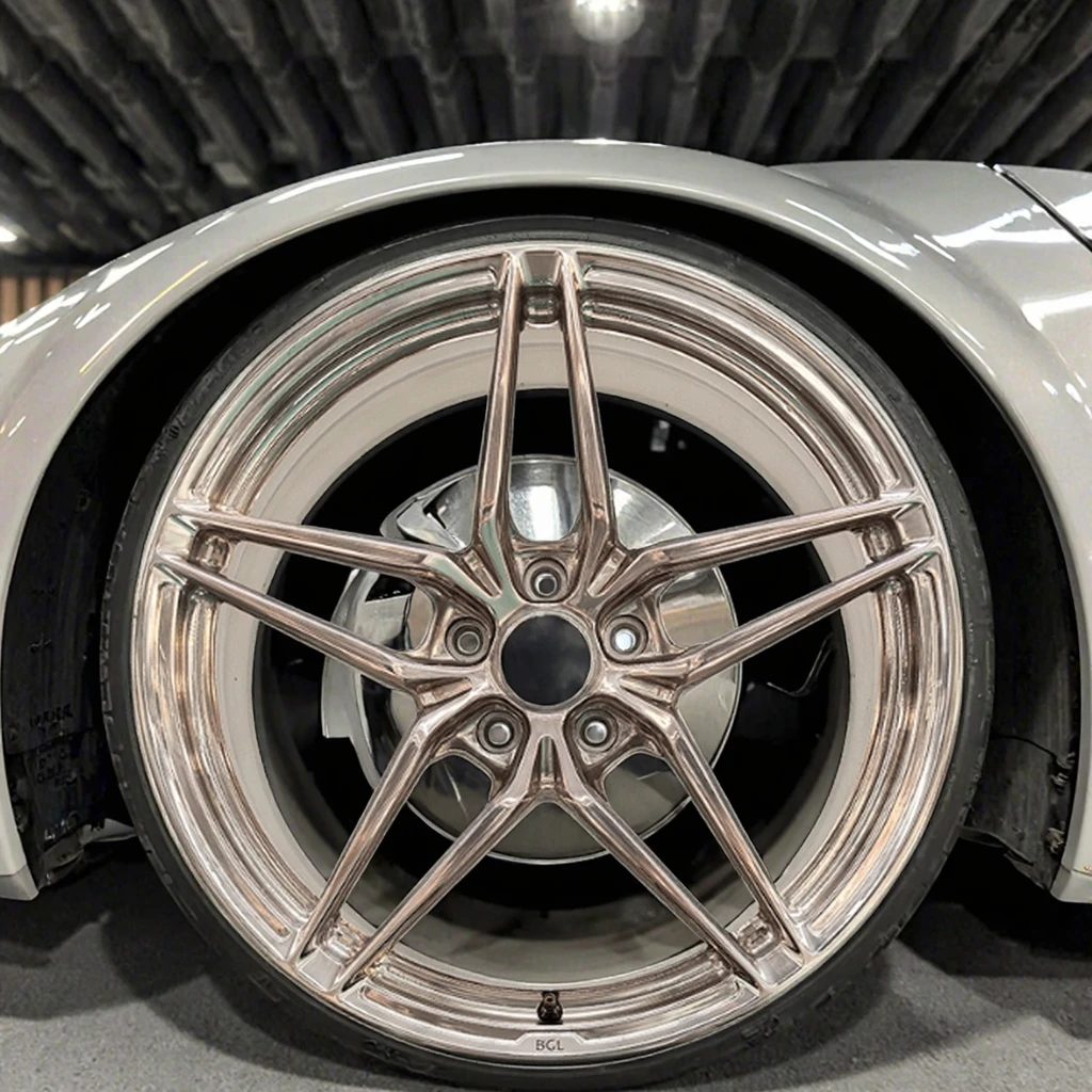 20-21 بوصة قسط مصقول البرونزية سبائك الألومنيوم محور عجلات مزورة 5*120 تصميم متعدد المتحدث 35 مللي متر ET لسيارات الركاب جديد #6