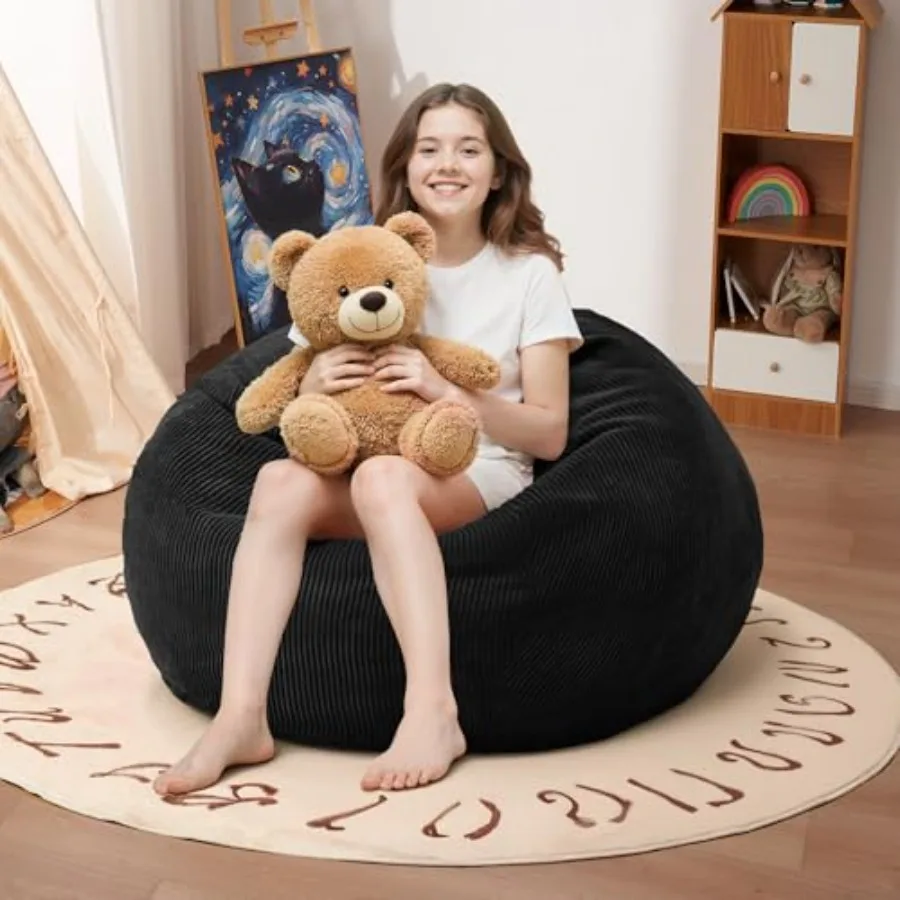 

Кресло-мешок 2 фута: 2-футовые кресла-мешки с наполнителем из пены с эффектом памяти, удобные кресла-мешки, диван-мешок в форме капли с вельветовым чехлом