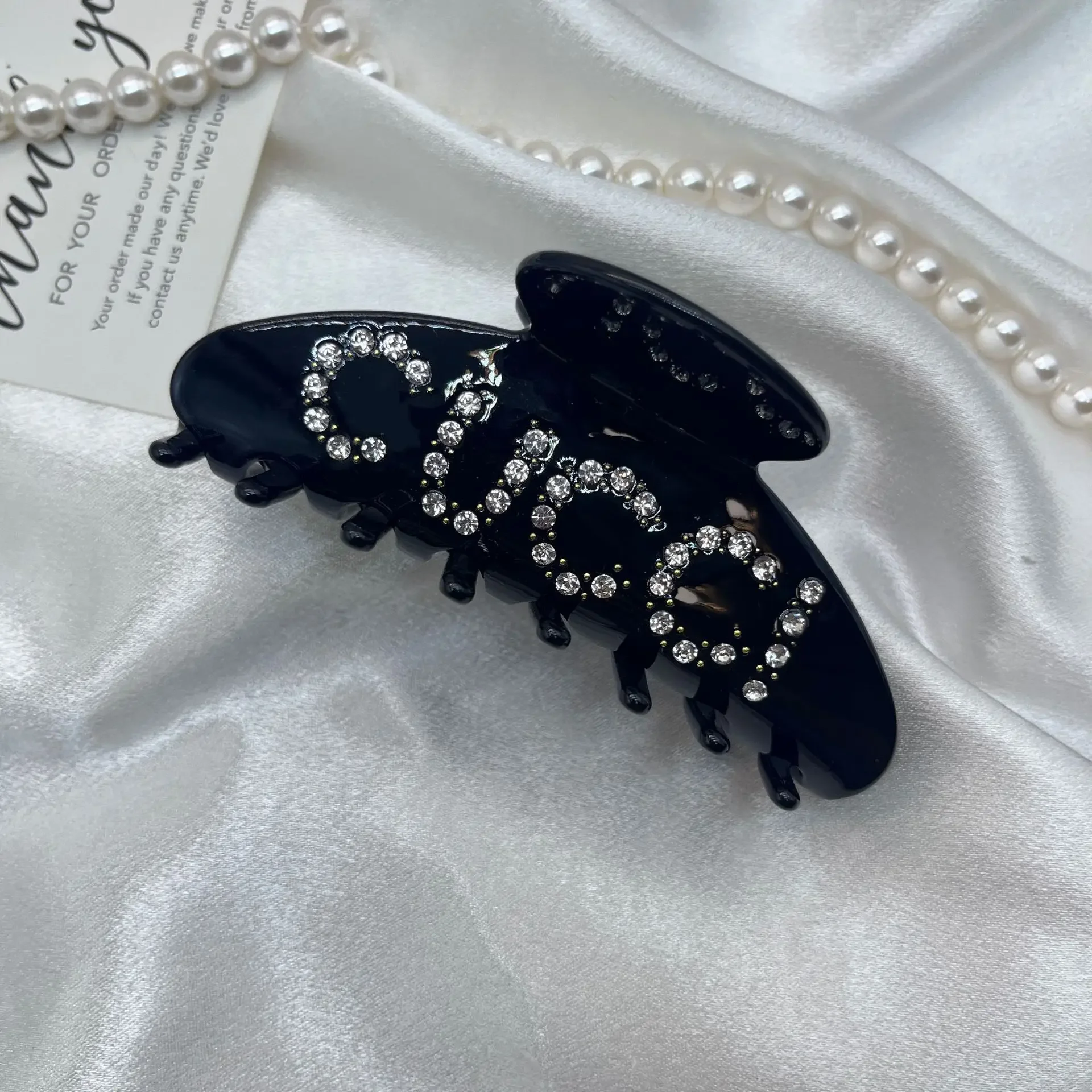 السيدات الزخرفية القرش المشبك مشبك شعر الماس جزءا لا يتجزأ من الإنجليزية إلكتروني النمط الفرنسي الفاخرة إكسسوارات الشعر أغطية الرأس