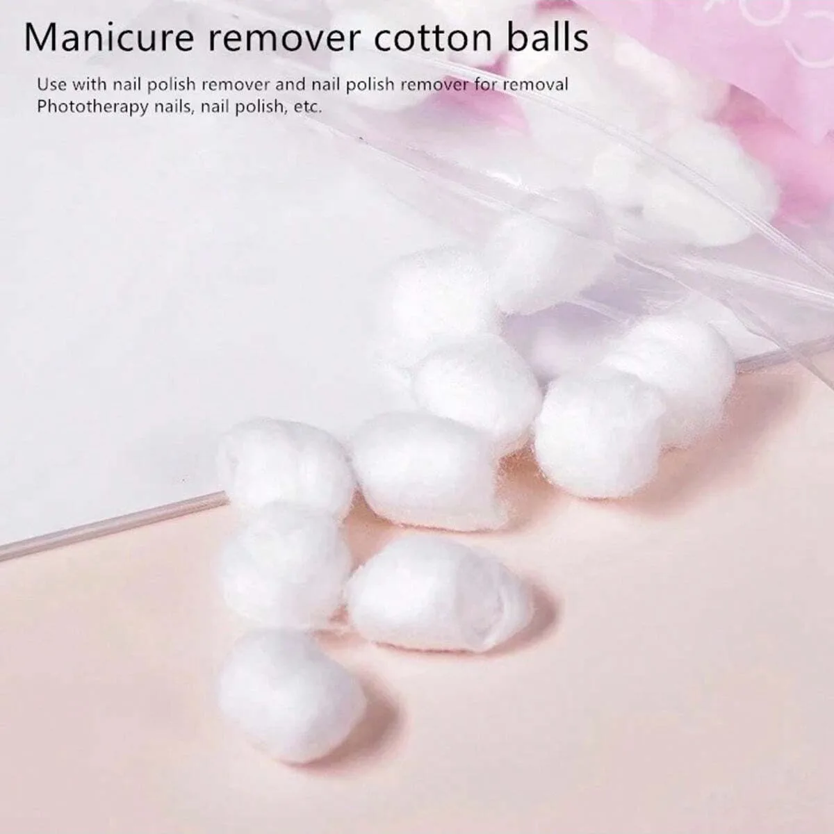 50/100/200 pezzi per rimuovere lo smalto per unghie, palline di lana di cotone, strumento per la pulizia, strumenti per manicure per la pulizia delle unghie