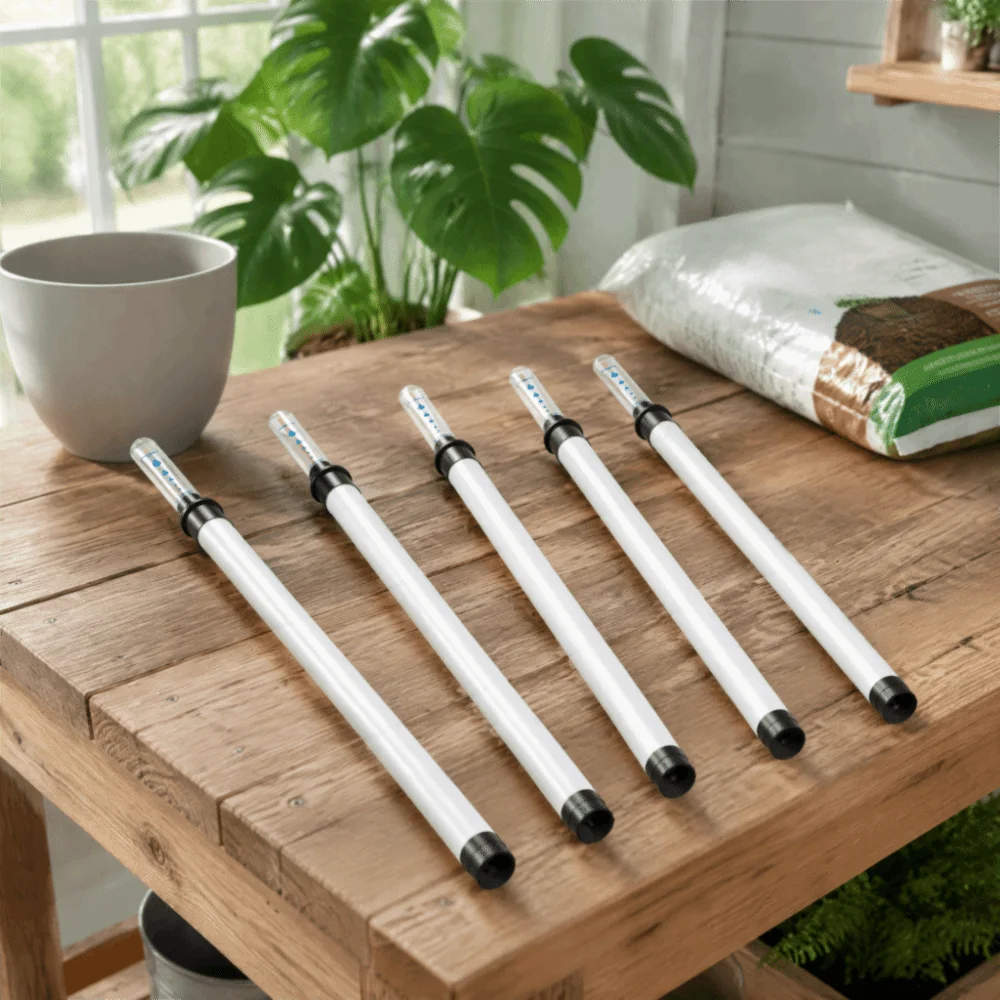 5PCS 36 cm Length Water Level Meter PC, PP, PVC Clear Scale Water Level Indicator Easy Reading Potted Plant Gauge Flower Pots