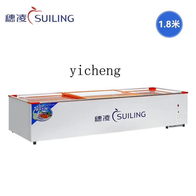 

Zz freezer barbecue frozen fresh-keeping tricycle mobile stall battery refrigerator refrigerated display cabinet