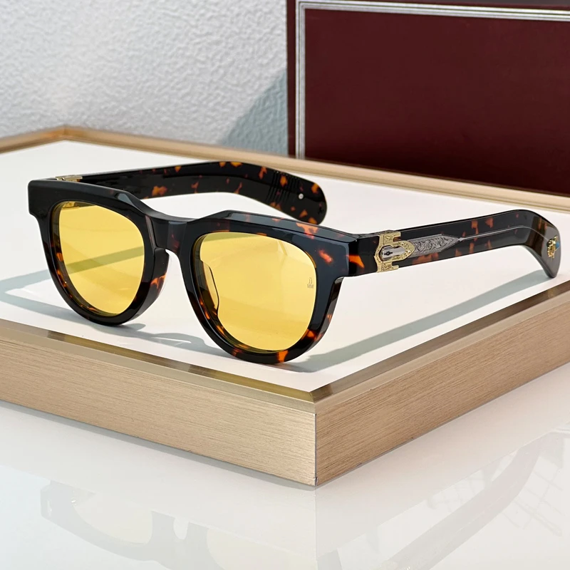 

PINEDALE INS Vintage Handmade Sunglasses Luxury Premium Design Square Thick Acetate UV400 Unisex Eyewear