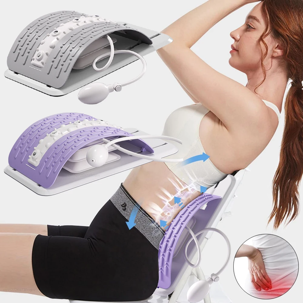 

Массажер для талии, электрический носилок для спины, массажер для спины и поясницы, устройство для крекеры спины для облегчения боли в спине, машина для массажа мышц