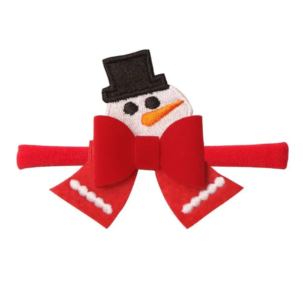 

Детский рождественский головной убор Санта-Клауса, праздничный повязка на голову для маленьких девочек, рождественский головной убор, тиара для младенцев, подарок, повязка на голову для малышей, повязка