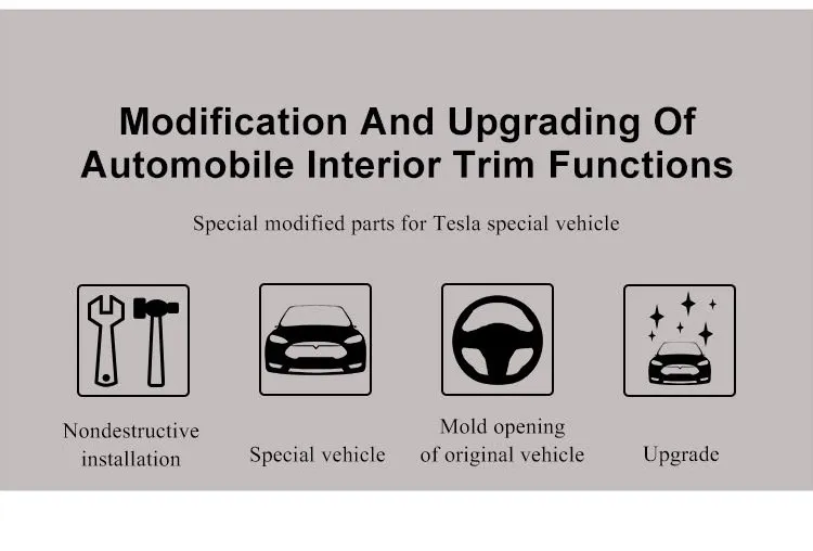 Heenvn 4-teiliger Innentürgriff-Schutz für Tesla Model 3/Y, Model 3 Highland, Model Y Juniper 2026 2025, PU-Lederhülle – Detail 2