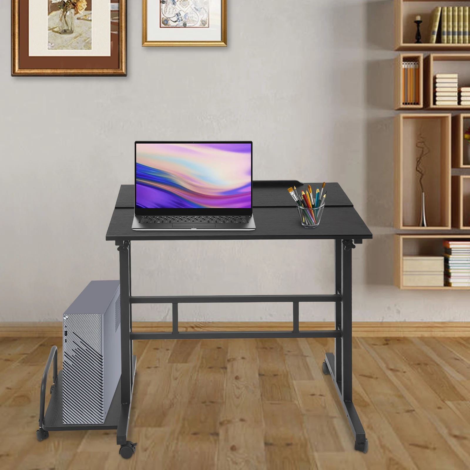 Rectangular Multi Functional Foldable Desk Modern Computer Desk Adjustable Computer Table