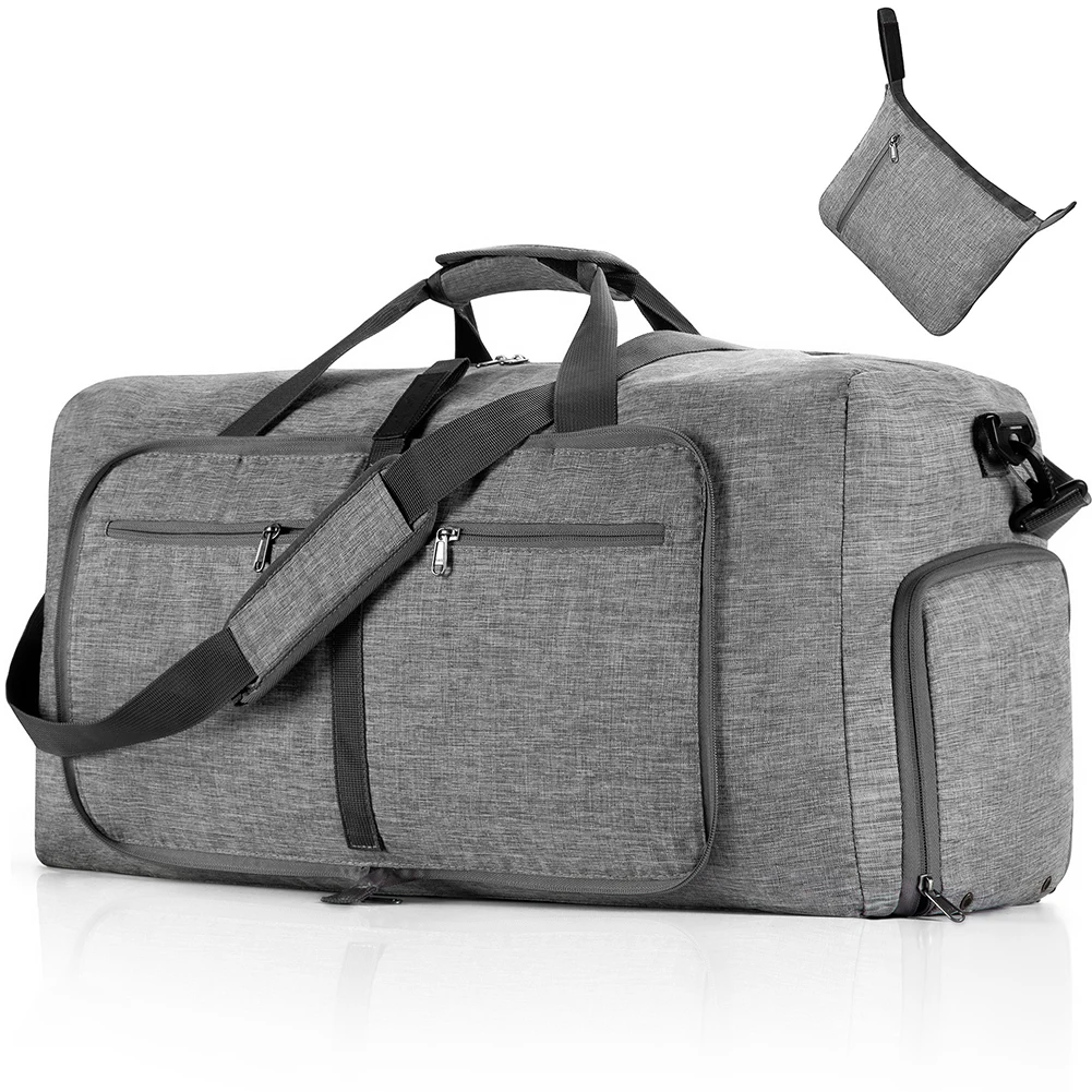 Folding Handheld Travel Bag Sports Bag Cationic Large Capacity Fitness Duffel Bag Home Storage Bag Travel Duffel Bag