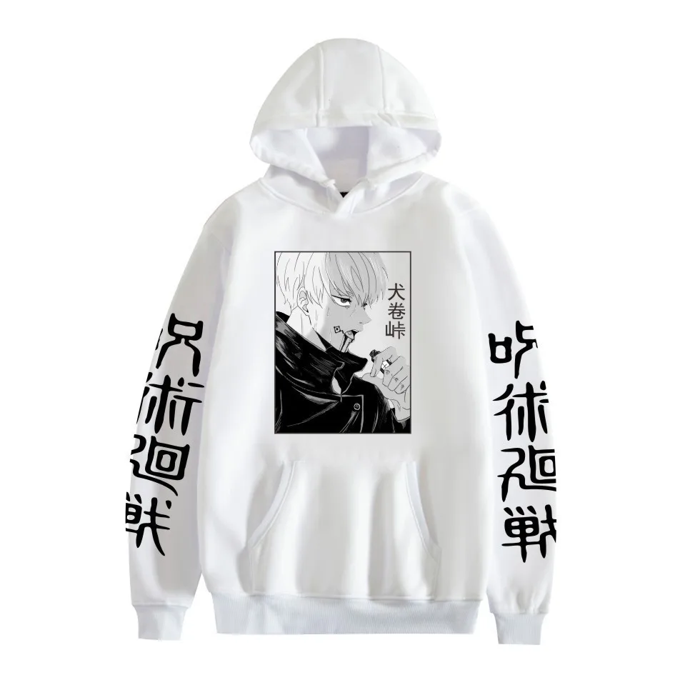 Jujutsu Kaisen Anime Character Impression Clothing Casual Minimalist Sports Women's Hooded Sweater