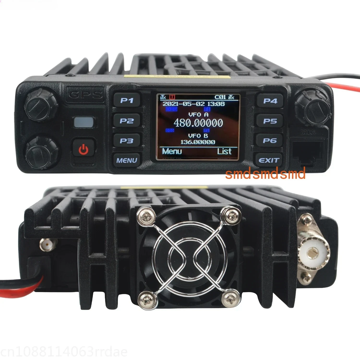 Anytone AT-D578UV Plus VHF UHF Air Band Receive GPS APRS Bluetooth PTT DMR Digital Repeater Function FM Mobile Radio AES256