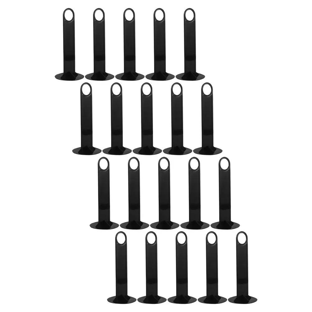 20 قطعة من حوامل مخروط قرص كرة القدم: معدات تدريب كرة القدم المحمولة دعامة قرص بلاستيكية متينة للرياضات الخارجية #4