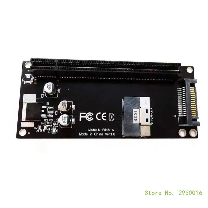 

High Speed SFF-8654 8i to PCIe x16 External Graphics Card Adapter SFF-8654 8i Adapter Card Computer Accessories