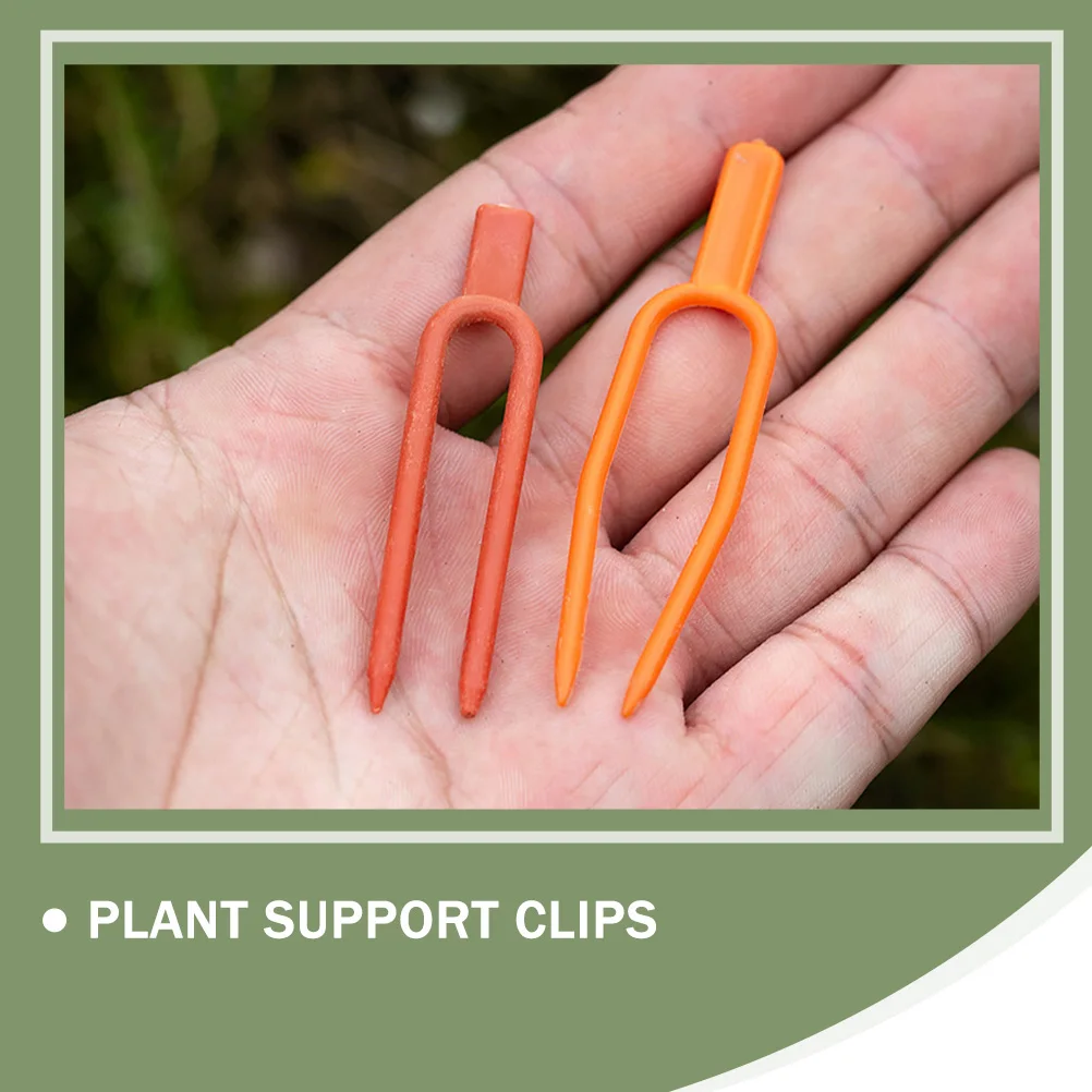 

400Pcs Eco Friendly Pp Material Strawberry Vine Fixing Clip Garden Plant Support Tools