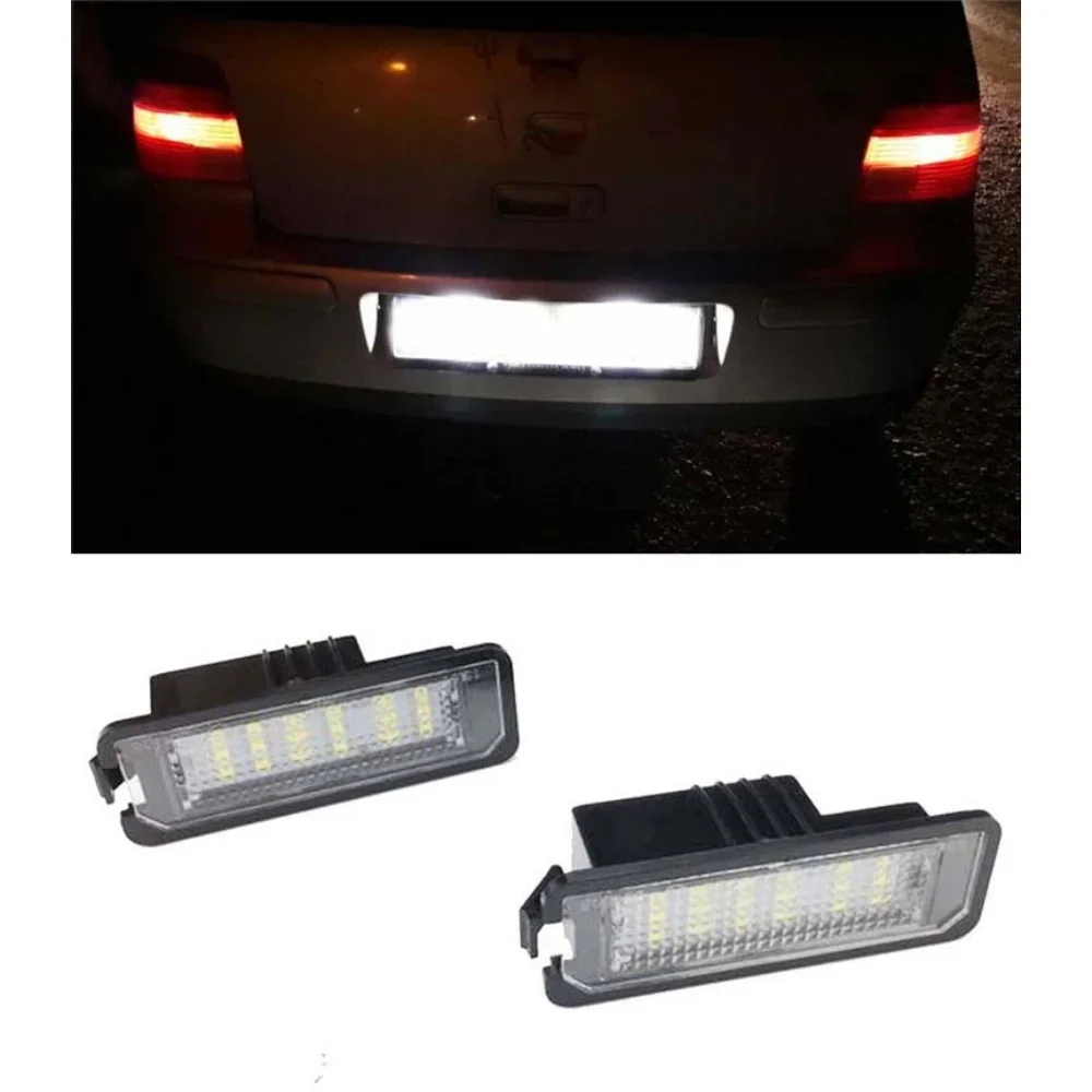 

LED License plate Lights for Volkswagen Magotan Passat Golf 6 Golf 7 Jetta 2009-2012 Scirocco 2000-2012