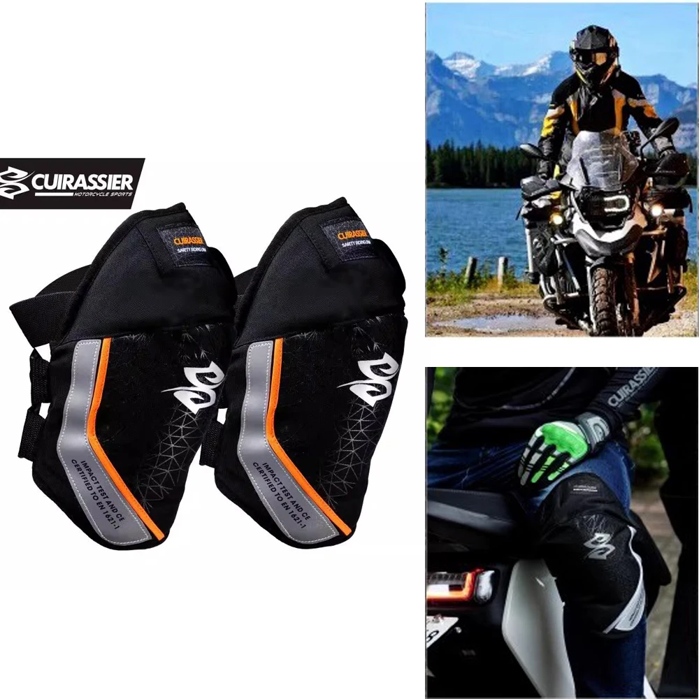 

Men's Ventilated Motorcycle Riding Knee Guards Lightweight Motocross Gear Accessories for Summer Cycling Skateing Accessories