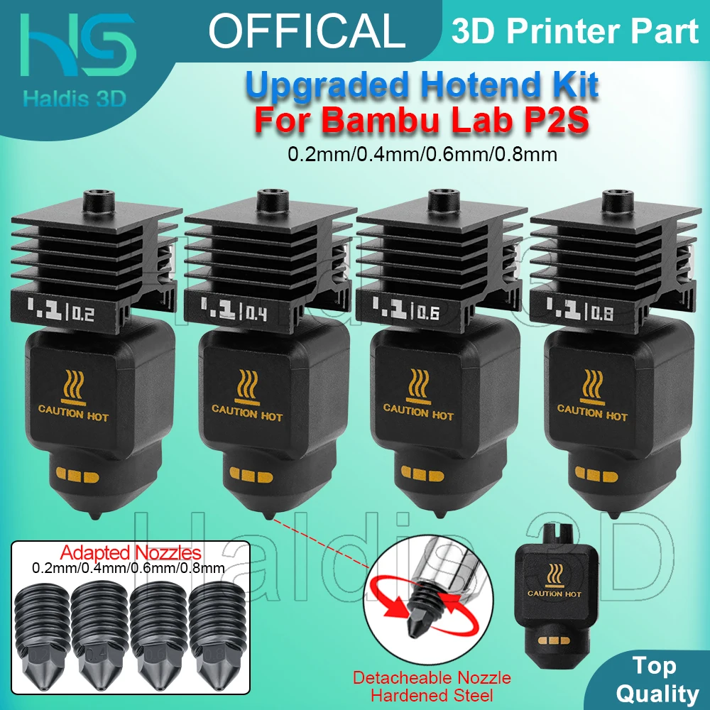 �y�Z�[�����zBambu Lab P2S�p�A�b�v�O���[�h�z�b�g�G���h�L�b�g 0.2/0.4/0.6/0.8mm ���E���m�Y�� �z�b�g�G���h Bambulab P2S 3D�v�����^�[�������i