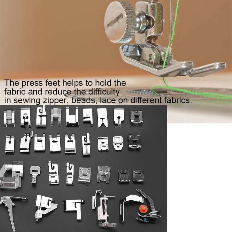 11/32/52szt Najwyższej jakości zestaw stopek do maszyn do szycia Akcesoria do maszyn do szycia w gospodarstwie domowym