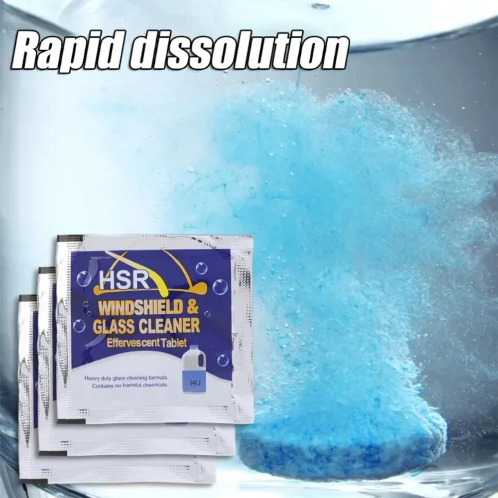 100/10pcs Car Solid Cleaner Effervescent Tablets Wiper Essence Automobile Accessories for Window Windshield Glass Cleaning