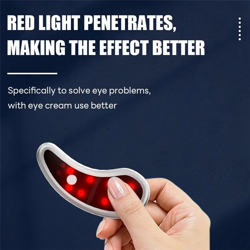 【لا تتمتع】جهاز تدليك العين LED الحالي الصغير لتخفيف خطوط العين والتورم والتعب