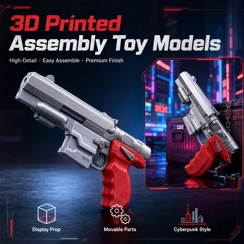 QX 3D-gedrucktes Montagemodell – Cosplay Prop Building Bewertung und Preis
