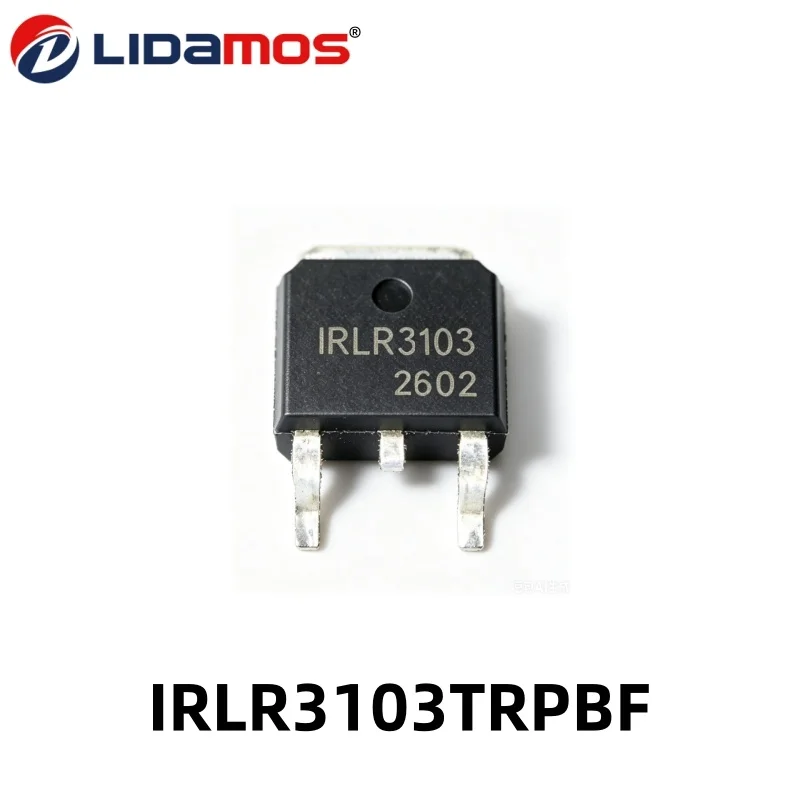 IRLR3103TRPBF IRLR3103 MOSFET N-Channel 30V 55A TO-252 DPAK SMD Transistor Power Switch IC Chip Electronic Components