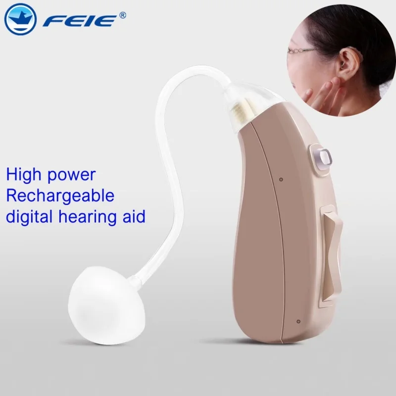 

USB Rechargeable Apparatus Hearing Aids for Deaf MY-202 Clear Voice Open Fit Digital Deaf Aid Ear Equipment Drop