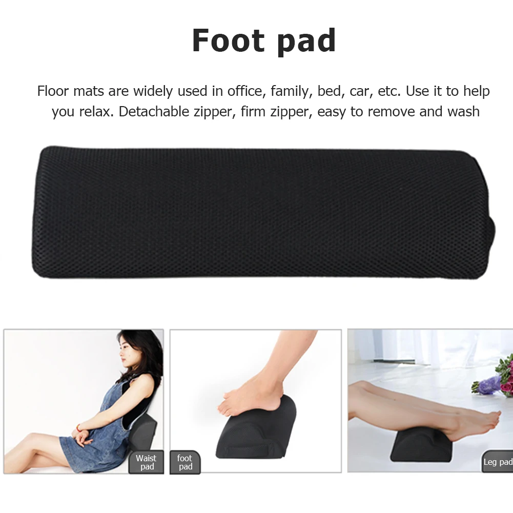 Under-Desk Foot Rest Ergonomic Foot Massage Pillow Multi-Purpose Under-Table Support Leg Cushion for Home Office