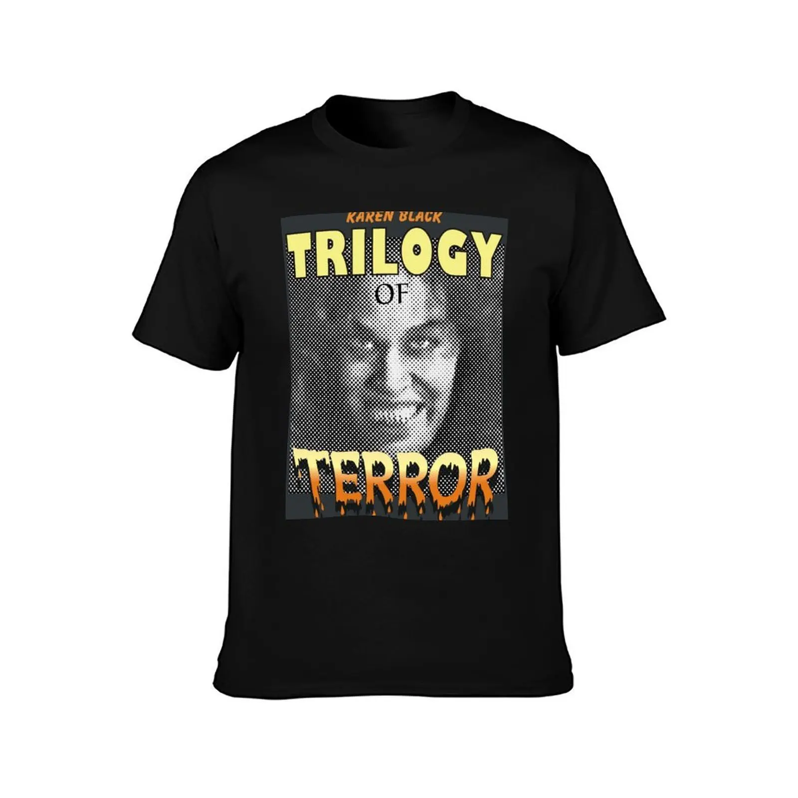 Trilogy of Terror T-Shirt Minimalist Plain Crew Neck T-Shirt