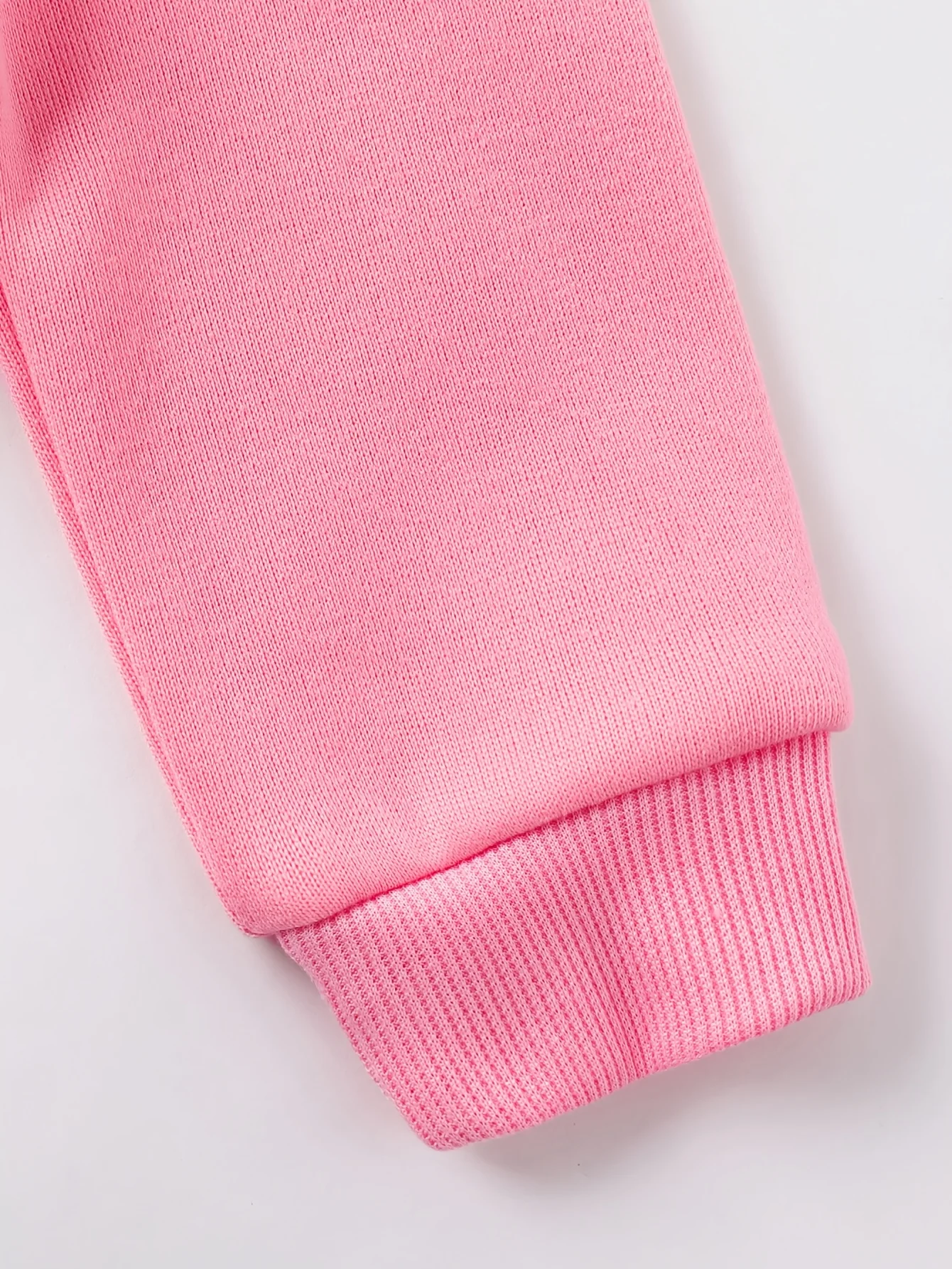 طقم هودي وسروال من الصوف المطبوع بنمط كلب لطيف للفتيات الصغيرات في الخريف والشتاء لحديثي الولادة #3