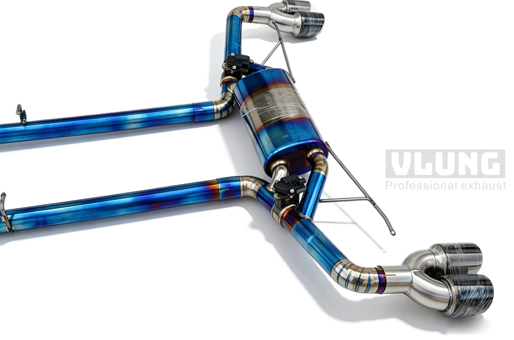 Modified Stainless Steel Cat Back Exhaust with Valve for BMW X5 X6 G05 G06 3.0T 2018-2023 Four Outlet Upgrade Exhaust