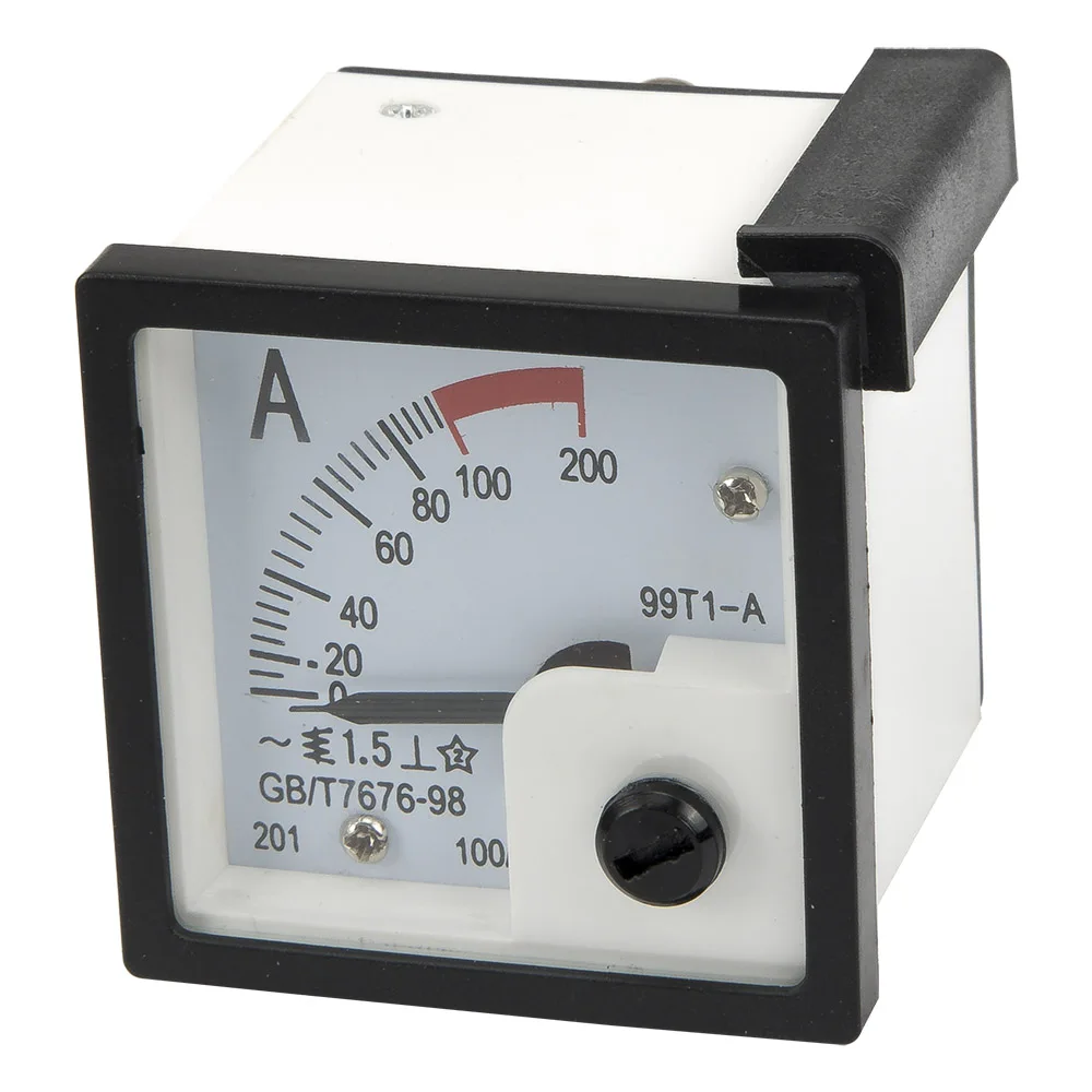 99T1-A current transformer type pointer ammeter analog current ampere AMP meter with white cover