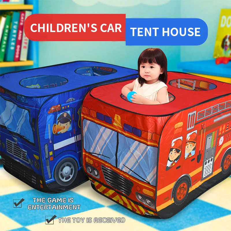 New Kids Bus Car Tent Play Tent Toys Children Foldable Popup Ocean Ball Pool Garden House Outdoor Game Playpen Tunnel Play House