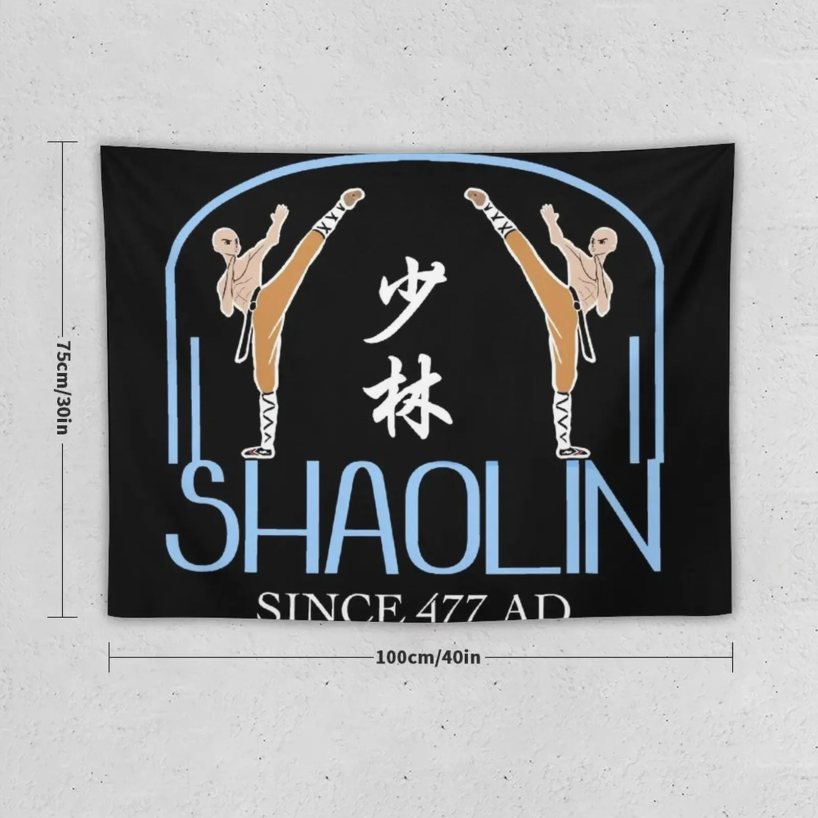 Shaolin Monks Tapestry Kawaii Room Decor Bathroom Decor Tapestry