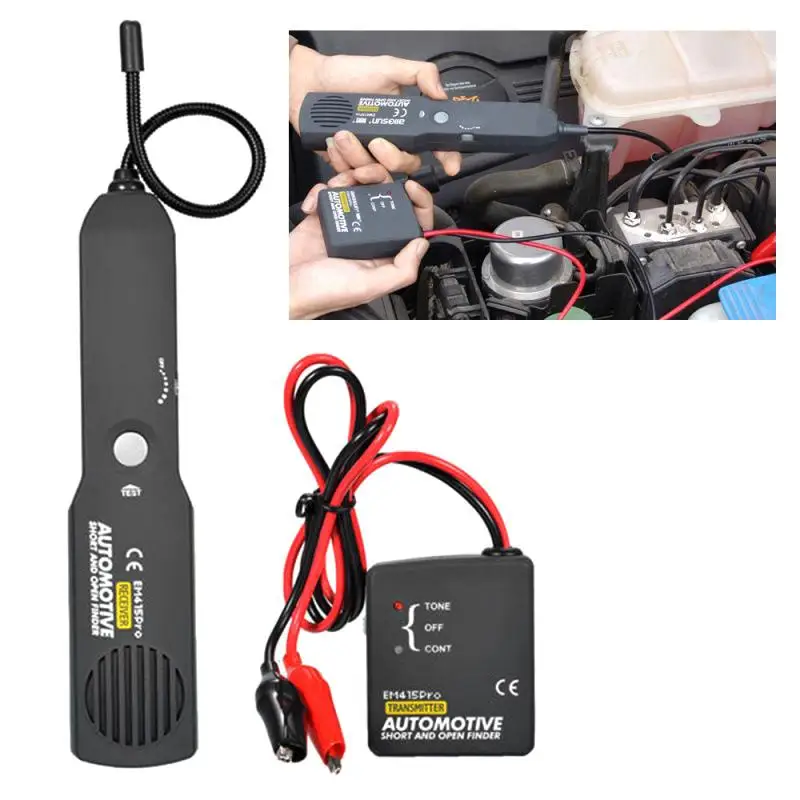 High Precision Car Short Open Finder Durable Short Circuit Detector Portable Auto Repair Tool for Garage Mechanics DIY Enthusia