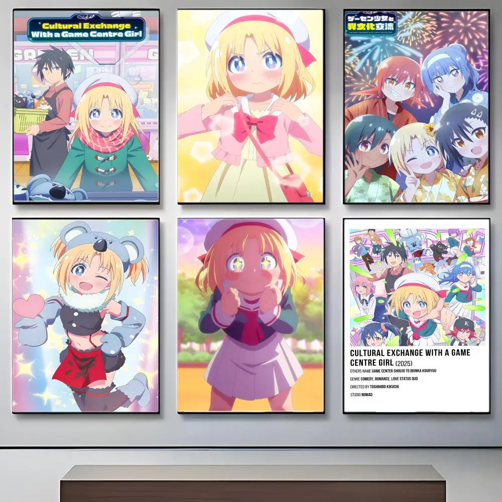 Anime C-Cultural Exchange Game Girl Poster Crease Free Waterproof Durable All Space Wall Decor