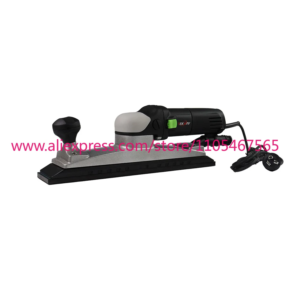 1PCS 70x400mm Central Vacuum Rail Sander 800W Electric Variable Speed Square Industrial Woodworking Long Base