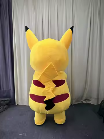 Inflatable Yellow Mouse Mascot Costume Cosplay Giant Set Party Set Halloween Street Funny Cartoon Giant Inflatable Costume