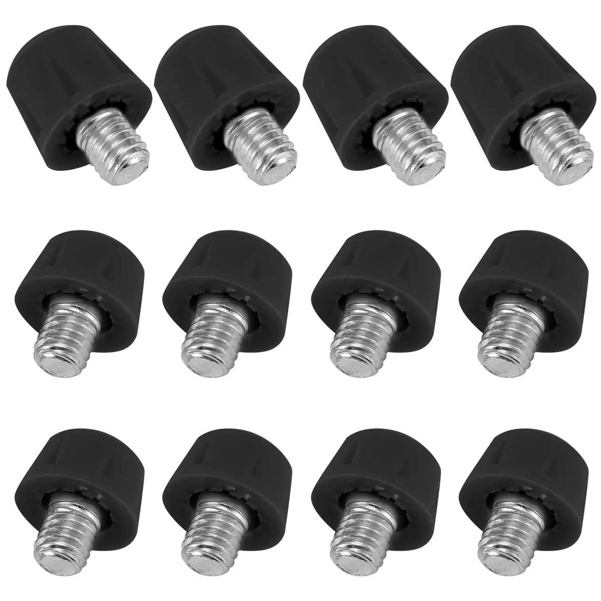 축구 부츠 스터드 미끄럼 방지 스레드 나사, M6 전문 교체 스파이크, SG에서 AG로 아디다스 블랙 리치용, 12 개