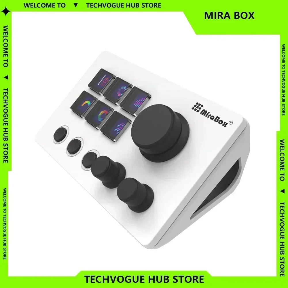 

Mirabox N3 Mini Keyboard Macro Programming Visualization Windows/MacOS Kryboard LCD Button Controller Screen Knob Button Custom