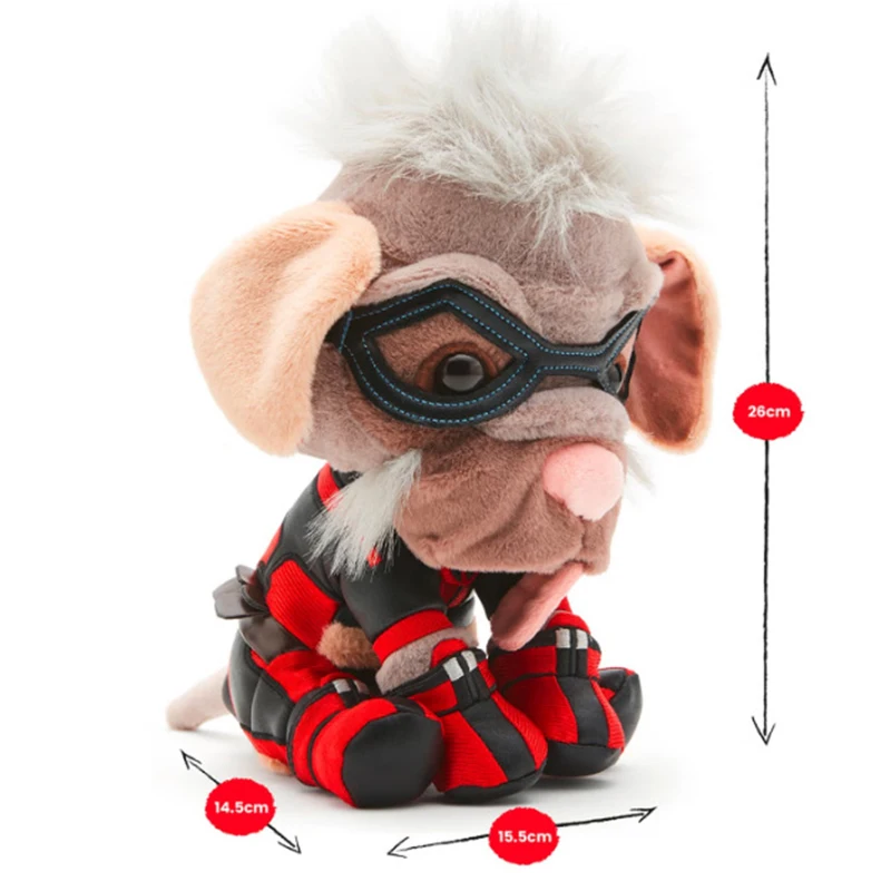 Anime Deadpool Plushie Toys Moive Periphery Cartoon Doll Stuffed Plushie Dead Pool Dog Doll Toys Kids Xmas Gifts 25cm