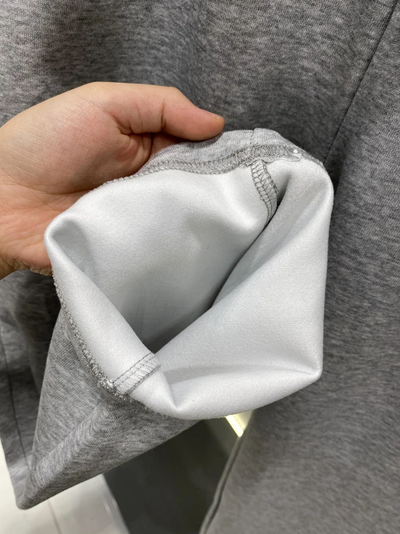 سراويل رياضية كاجوال للرجال ساق مستقيمة قابلة للتنفس في الهواء الطلق للخريف والشتاء مزيج من القطن والبوليستر خصر مرن مريح #5