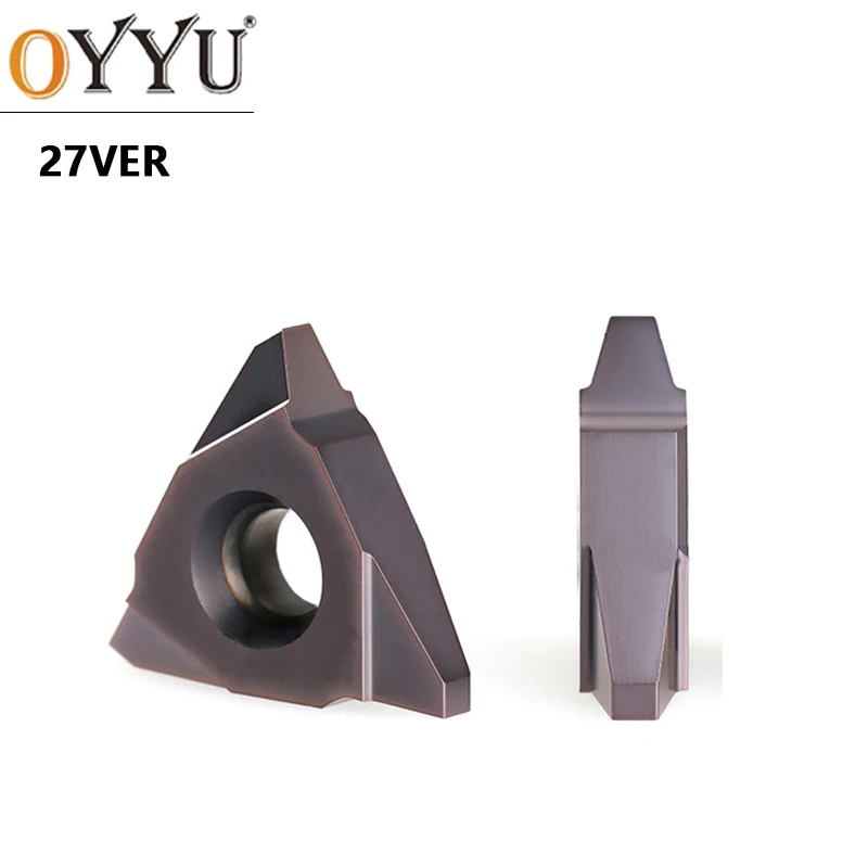 

27VER Threading Inserts 2 2.5 3 4 5 6 7 8 9 10 12 14TR VER Carbide Inserts Lathe Arbor Cutting Turning Tool SCVER2525M27 SCVER