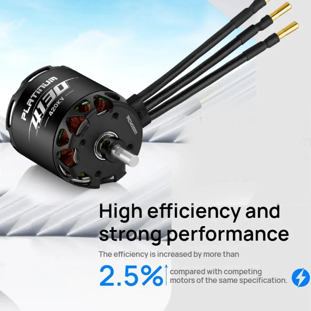 Hobbywing Platinum 4120 4125 4130 41 Series fixed wing Brushless Motor High efficiency / strong performance For Rc Model Parts