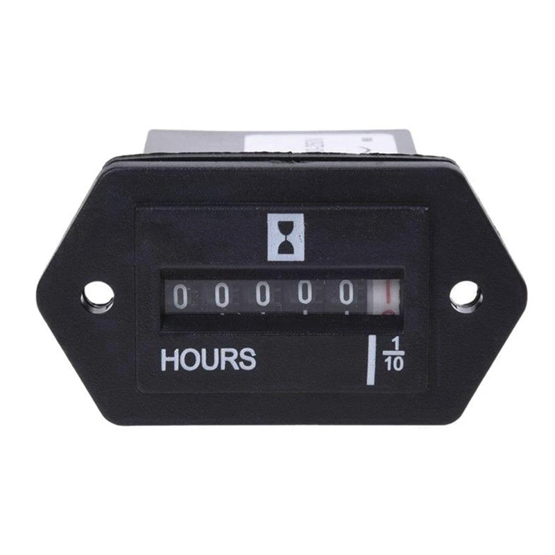 AC100-250V Generator Sealed Hour Meter Counter For Generator Boats Automobiles ATV UTV Go Carts