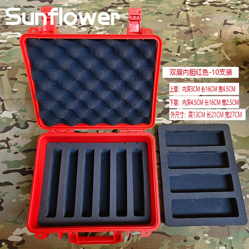 Outdoor Shockproof Waterproof Boxes Portable Knife Display Case for Pocket Knives Folding Storage Organizer Tool Box